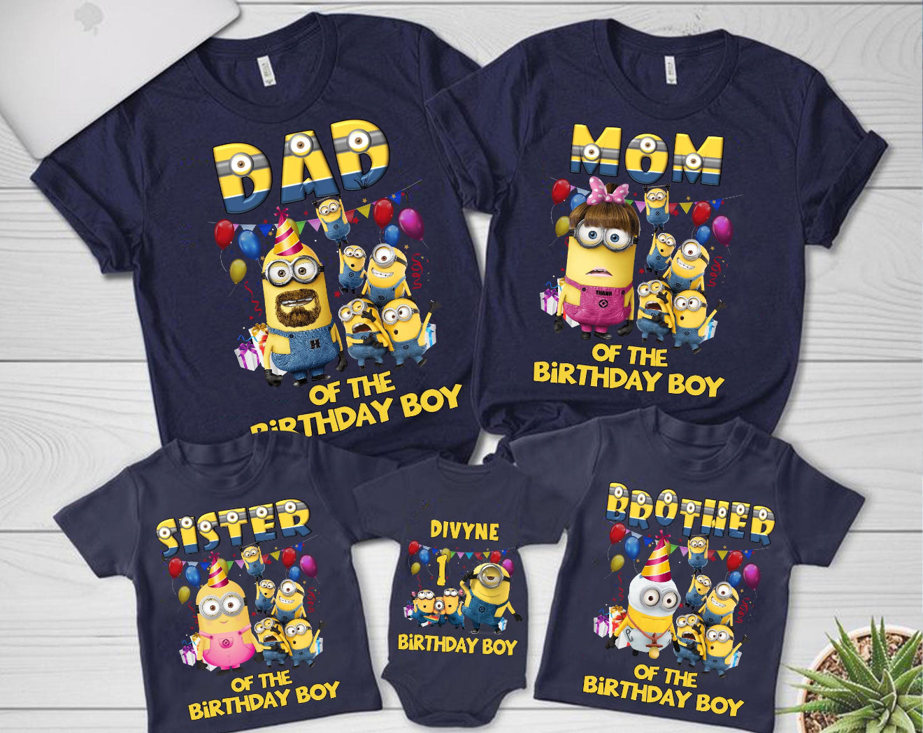 Birthday Party Custom T-Shirt Bundle