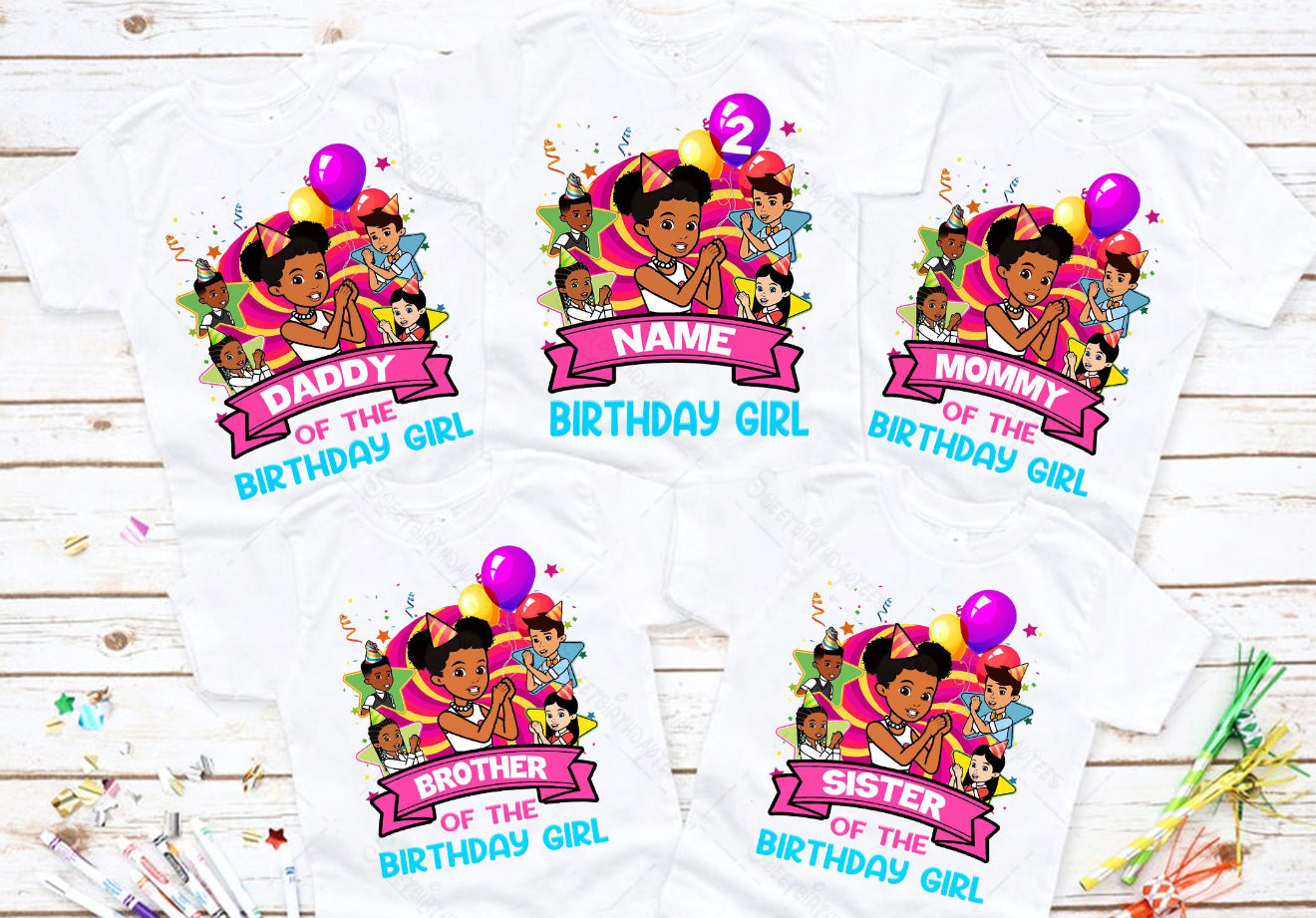 Birthday Party Custom T-Shirt Bundle