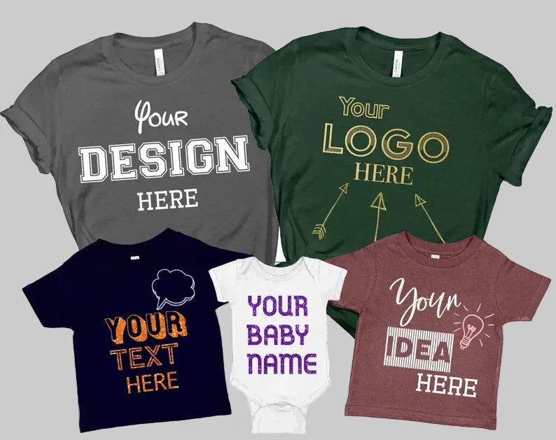 CUSTOM DESIGN YOUR OWN T-SHIRT