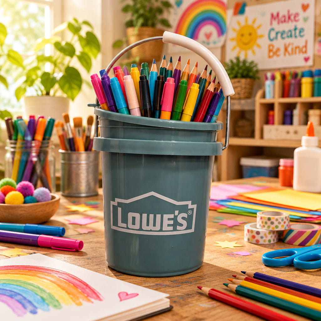 Lowe’s Mini Bucket with Lid – New