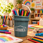 Lowe’s Mini Bucket with Lid – New