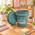 Lowe’s Mini Bucket with Lid – New