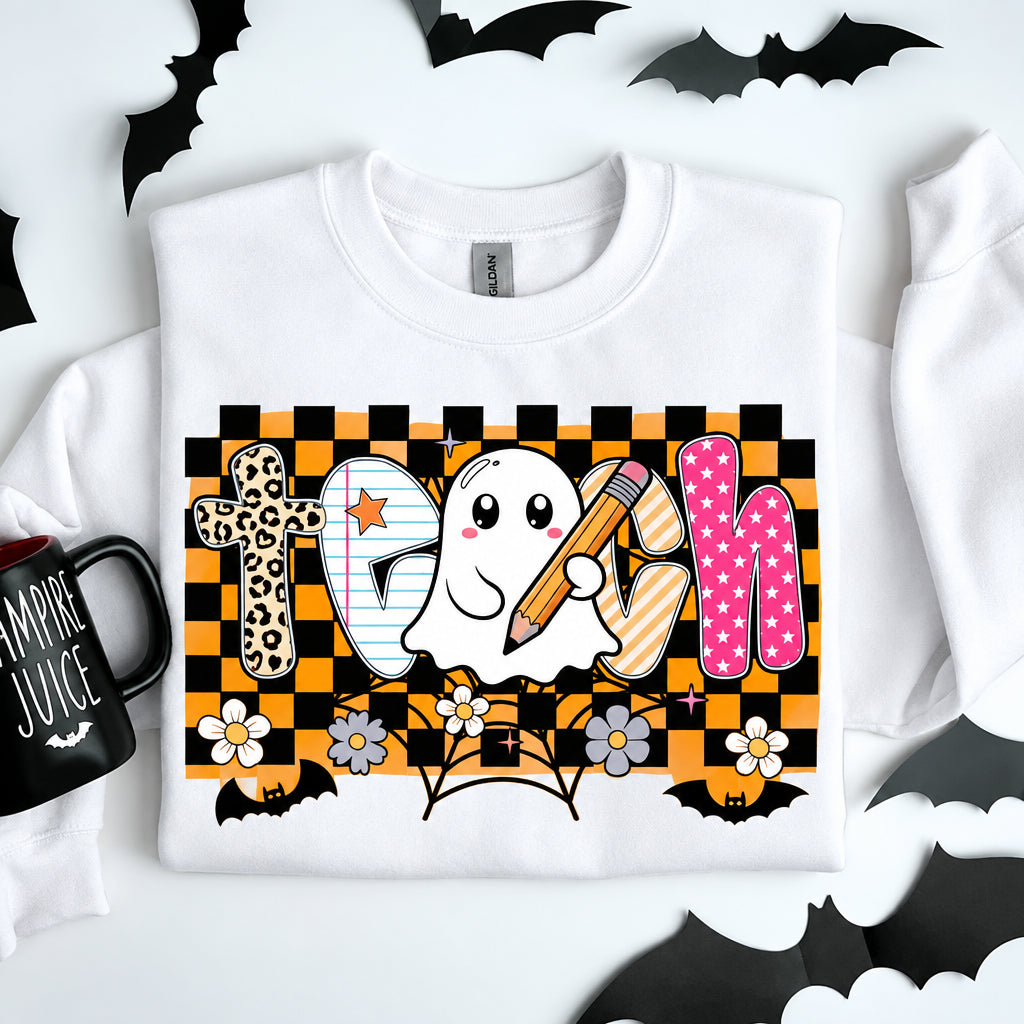 SPOOKY TEACH CREWNECK