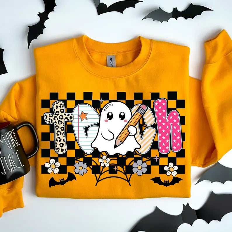 SPOOKY TEACH CREWNECK